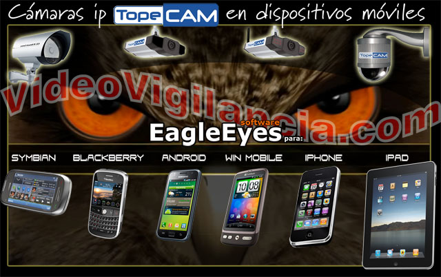 Imágenes en directo desde su movil con Symbian o Android, su PDA con Windows Mobile, su iPhone, o incluso su iPad