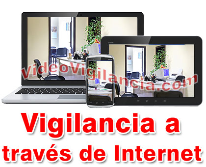 Videovigilancia por Internet desde cualquier parte del mundo.