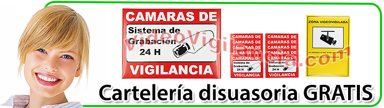 Gratis todos los carteles disuasorios que necesita.