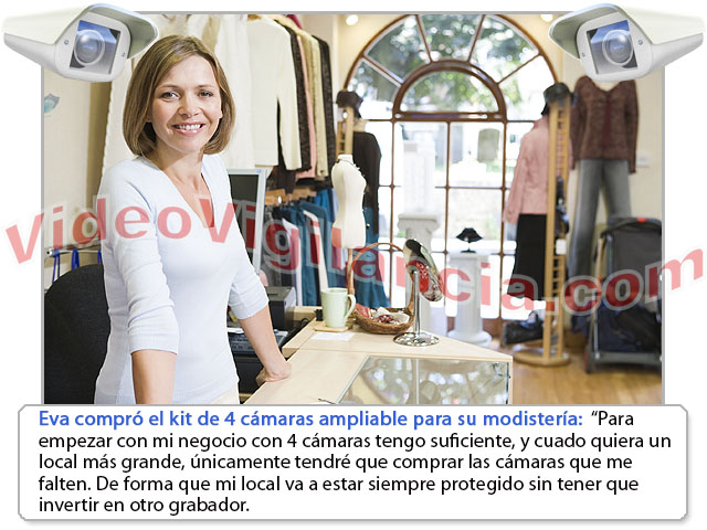 Compre las cámaras que necesite y amplíelo cuando quiera.
