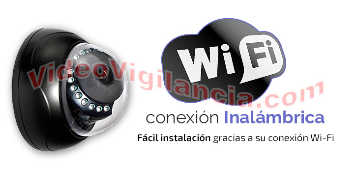 Conexión a Internet sin cables con la cámara IP Wifi.