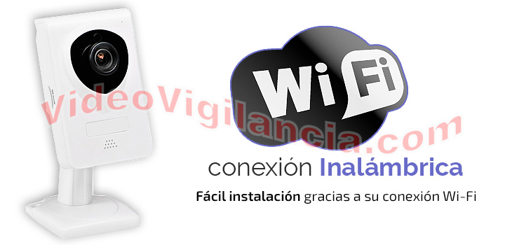 Cámara IP con conexión Wifi a Internet.