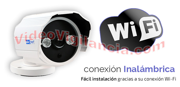 Cámaras IP Wifi de exterior con grabación en tarjeta interna.