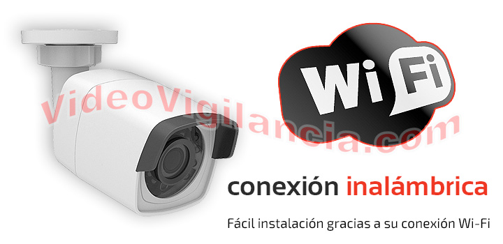Cámara IP de exterior con conexión Wifi a Internet.