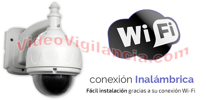 Cámara IP con movimiento y conexión Wifi a Internet.