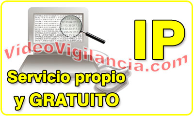 Kit de videovigilancia servidor porpio IP dinámica.