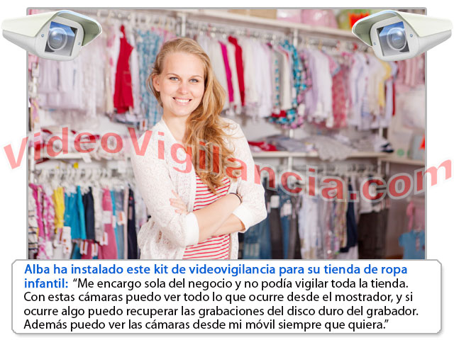 Su negocio siempre vigilado.