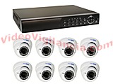 KIT VIDEOVIGILANCIA 8 CAMARAS INFRARROJOS ALTA RESOLUCION