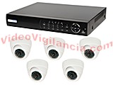 KIT VIGILANCIA INTERNET 5 CÁMARAS INFRARROJOS AMPLIABLE