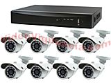 SISTEMA GRABACIÓN VIGILANCIA REMOTA 8 CÁMARAS EXTERIOR