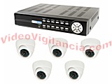 KIT VIGILANCIA INTERNET 5 CÁMARAS INFRARROJOS AMPLIABLE