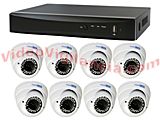 KIT VIDEOVIGILANCIA 8 CÁMARAS INFRARROJOS ALTA RESOLUCIÓN