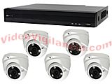 KIT VIDEOVIGILANCIA UHD 5 CÁMARAS VARIFOCALES AMPLIABLE